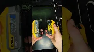 Аккумуляторы от DeWalt power stack  и обычный на 5 Ah #dewalt