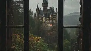 Rain old castle we are safe in an abandoned cabin sound of rain