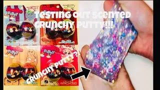We tested scented crunchy putty the best putty yet|slime|satisfying|