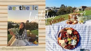 aesthetic birthday picnic during quarantine + photoshoot