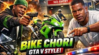 Bike chori ek badi galti ban gayi 😨 | GTA V Hindi Story #3