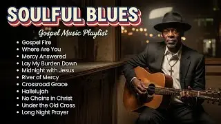 Slow Blues Music Playlist | Blues Gospel Christian 💙 | Heavy Soul & Gentle Faith