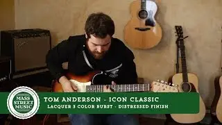 Tom Anderson Guitars - Icon Classic - Lacquer 3 Color Burst Distress Level 1