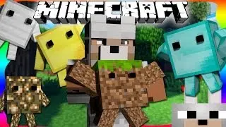 Minecraft Mods - Blokkit 1.6.4 - Living Block Mobs! Review and Installation Tutorial