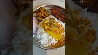 Sunday lunch platter- Fish curry, Fish fry, squid masala
