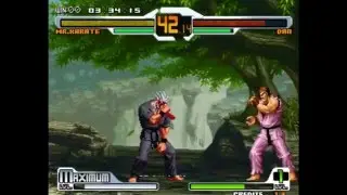 #257 SNK vs Capcom SVC Chaos Bosses (3/12): Player Serious Mr. Karate playthrough