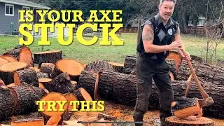 IS YOUR AXE STUCK? Try this