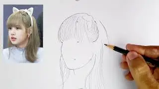 How to draw Blackpink Lisa Drawing // Blackpink Lisa