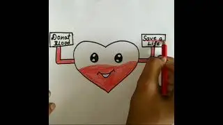 World blood donation day drawing / blood donor day drawing ₹₹easy drawing # short.