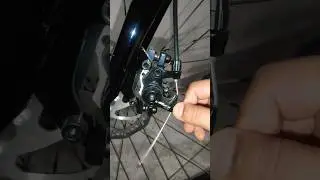 How to repair disc brake 🔧 #shorts #discbrake #repair #cycle