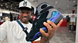 Nobody Expected THIS… Jordan 8 Aquas Selling Out Fast!