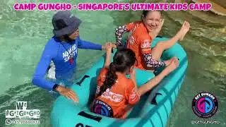 WOW water slides! Kids visit Adventure Cove WaterPark Sentosa - Camp GungHo Singapore