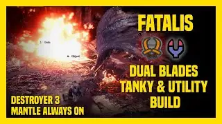 FATALIS SET TANKY BUILD DUAL BLADE DRAGON ELEMENT vs FATALIS | MONSTER HUNTER WORLD ICEBORNE | MHW I