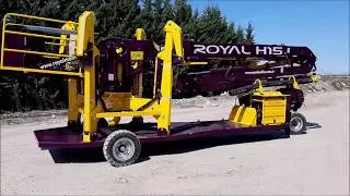 PUTZMEISTER pump & Mobile Concrete Placing Boom  ROYALMAC H15+3