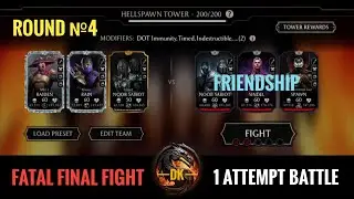 Fatal Hellspawn Tower 1 Attempt Battle 200 FRIENDLY Fight & Reward 🎮 Mortal Kombat Mobile▫️MK Mobile
