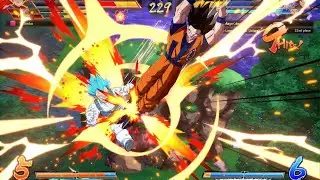 DRAGON BALL FighterZ SSB Gogeta Vegeta SS2 Gohan vs Android 17 Goku SSB Goku