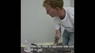 How to use compound roller for skim coating wall