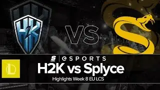 Highlights: H2K vs SPY (EU LCS Summer W8D2 Full Series)