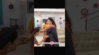 off-screen cute clip of priya mam with lachumma ❤️🤩❤️#priyaraman #ranjith #sembaruthi #zeetamil