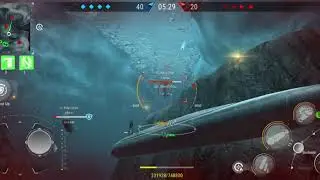 WORLD of SUBMARINES android Ohio class lvl 25 vs 42 gameplay Indonesia #worldofsubmarines