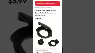 Motorhelmets Store Sale Shoei Velocity Visor and CX-1V QRBP Preset Lever Helmet Accessories #shorts
