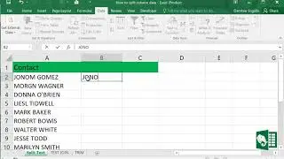 how to split single column data to multiple columns in excel by Two simple methods