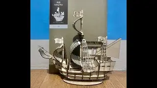 DIY Sailing Ship |  DIY 3D Wooden Art Construction