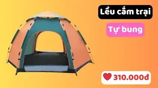 Review lều cắm trại tự bung gi&aacute; rẻ