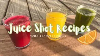 Juice Shot Recipes!🍊🍋&zwj;🟩🍎🥒 | Winter Wellness