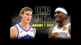 Oklahoma City Thunder vs Utah Jazz Full Game Highlights &ndash; January 7, 2026  NBA Season