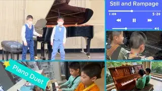 [四手聯彈] Still and Rampage - Charles Beale #Piano Duet #￼ 香港學校音樂節 #piano