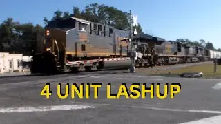 CSX M442-22 Roars Through Folkston Funnel – Epic Freight!