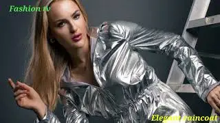 Super metallic raincoat, rain shoes, disco style @fashion TV 