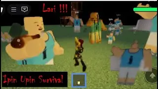 🏃‍♂️ LARI!! Dikejar Ipin Kepala Besar?! Serem Tapi Ngakak! | Ipin Upin Survival Roblox 😂🔥