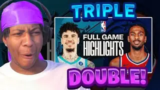 ТРИПЛ-ДАБЛ ЛАМЕЛО! Реакция Lvgit на &laquo;ХОРНЕТС&raquo; в WIZARDS | ПОЛНЫЕ МОМЕНТЫ ИГРЫ | 26 октября 2025 г.