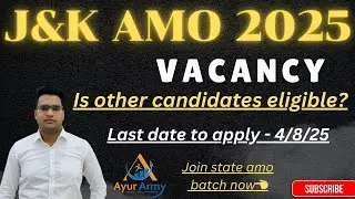 J & K PSC Ayurveda And Homeopathy Medical Officer Vacancy| Jammu Kashmir Ayush MO| #vacancy #jammu