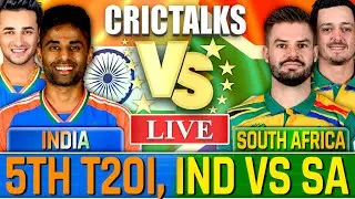 🔴 Live: 5th T20I, IND vs SA, Last 15 Overs, Cricket Live Match Today Scores & Commentary