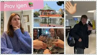 N&auml;st sista veckan! Skriver prov och s&auml;ger farv&auml;l till Andrew