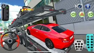 New orange colour Mercedes Benz car parking-3d driving class game play video ||#cargame​ #gameplay​ 