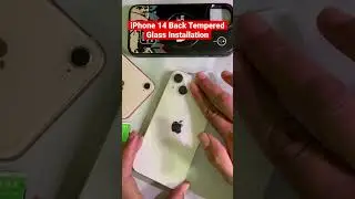 How To Install iPhone 14/iPhone 13 Back Protector #iphone #iPhone14 #iPhone13#diy #temperglass