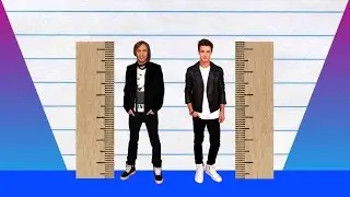 How Much Taller? - David Guetta vs Cameron Dallas!