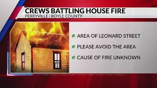 Crews fighting house fire in Perryville: What we know