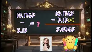 Princess Eva&rsquo;s Magic Math Class &ndash; EP2:Decimal Subtraction Stories | Fun Math Cartoon