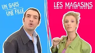 Un Gars, Une Fille - Les magasins | Entre disputes et rencontres improbables | COMPILATION