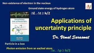 Applications of uncertainty principle | E-8 | Quantum mechanics | With notes
