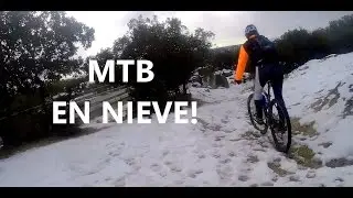 MTB en la nieve!