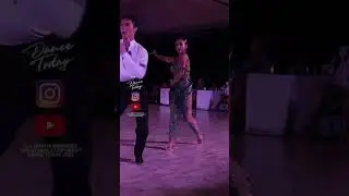 😍 Love her latin dance dress 😍 #dancesport #ballroomdance #dancetoday