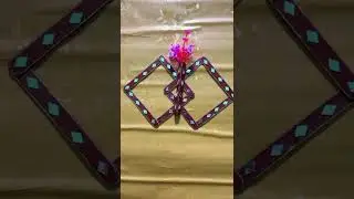 Craft from Waste - Episode 5 (last episode) I DIY Wall Hanging from Ice cream sticks