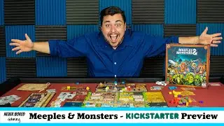 Meeples & Monsters - Kickstarter Preview (Board Game Review)