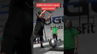 225kg/565lb steinborn square world record 2021 #shorts